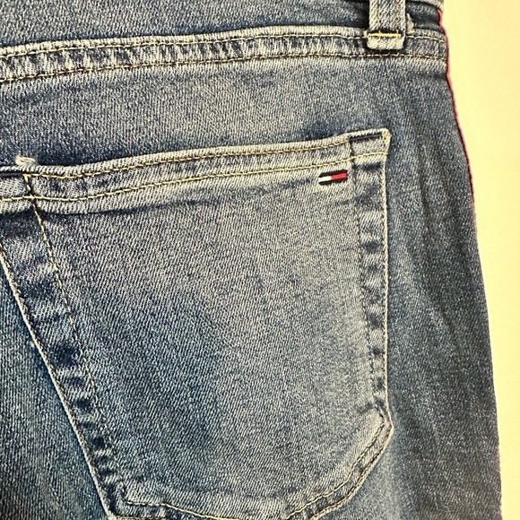 Tommy  Hilfiger Denim Jeans with Red Zipper Leg Details - Picture 6 of 13